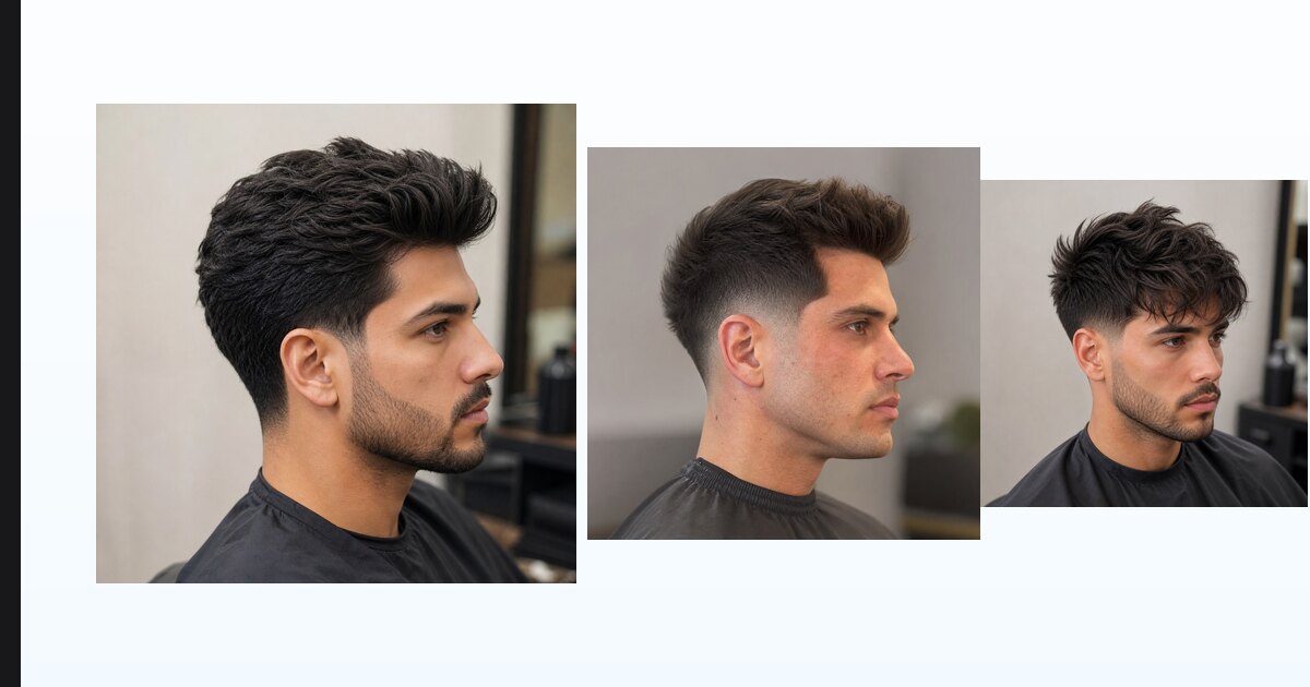 Generated editorial haircut guide image for what is a blowout taper.