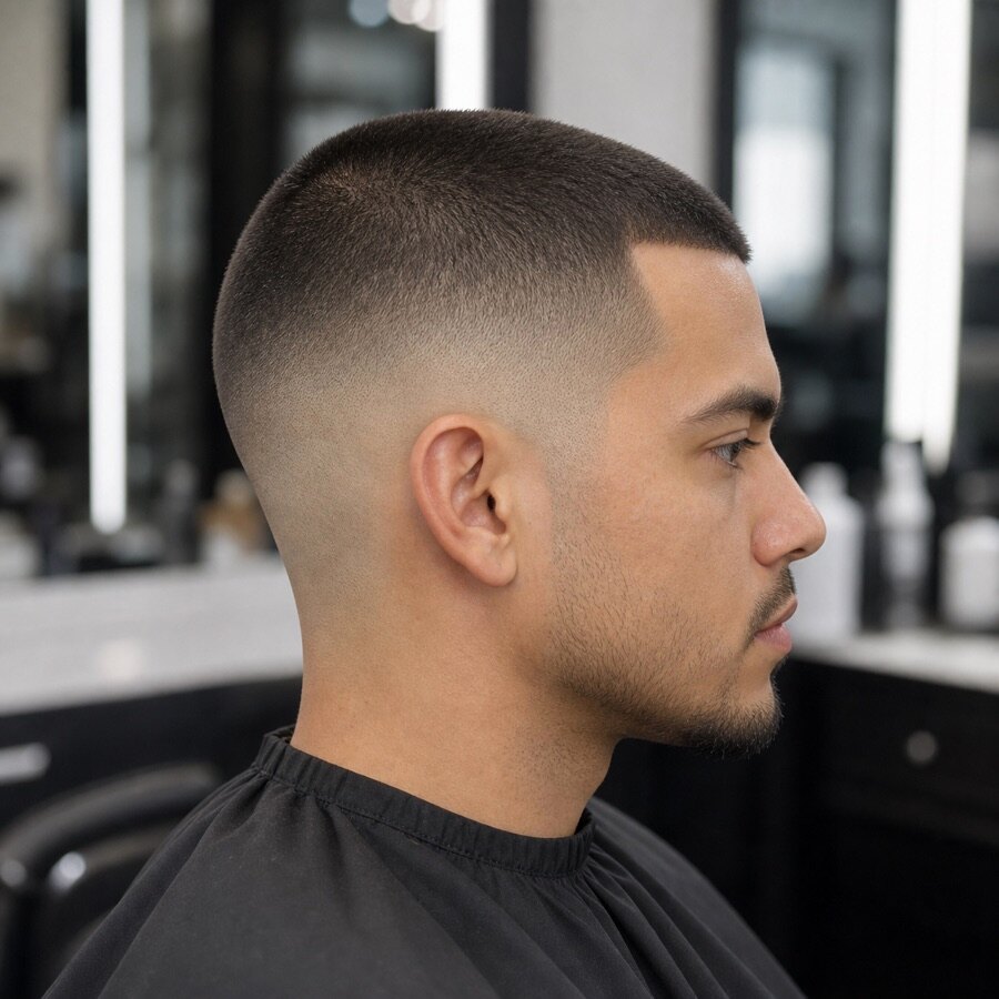 Generated haircut reference image for Buzz Cut Fade.